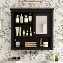 Load image into Gallery viewer, Wall-Mounted Bathroom Cabinet With Mirror And Adjustable Shelves