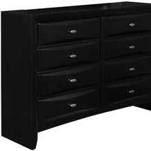 Load image into Gallery viewer, Solid Wood Eight Drawer Double Dresser - Black