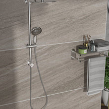 Load image into Gallery viewer, Shower System With 5 Function Rain Hand Shower And Slide Bar Combo
