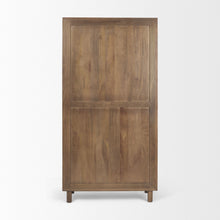 Load image into Gallery viewer, Curio Cabinet With Two Doors - Brown