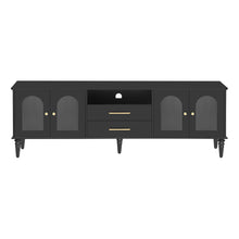 Load image into Gallery viewer, TV Stand For TVs Up To 75", Entertainment Center Media Console For Living Room - Black
