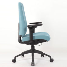 Load image into Gallery viewer, Office Chair With Mid Back Design, 5D Armrests And Multi Position - Blue