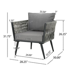 Load image into Gallery viewer, Oceanus - Chat Set Chair - Gray