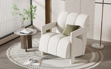 Load image into Gallery viewer, Modern Minimalist Leisure Armchair With L Shaped Armrests