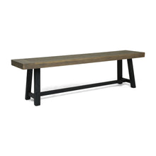 Load image into Gallery viewer, Cloud - Outdoor Bench With Acacia Wood Frame And Slat Panel Design