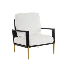 Load image into Gallery viewer, Modern Armchair With Solid Wood Frame