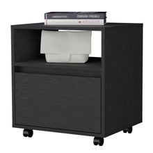 Load image into Gallery viewer, 21" One Drawer Nightstand With Integrated Tech - Black