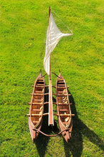 Load image into Gallery viewer, Hand Painted Model Boat (624209) - Light Brown / Beige