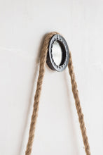 Load image into Gallery viewer, Handsome Cleveland Mirror With Rope Strap Contemporary Design Circle Mirror With Round Metal Frame For Wall Decor