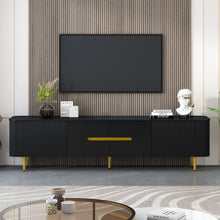 Load image into Gallery viewer, TV Stand For TVs, Media Console With 4 Spacious Cabinets For Living Room