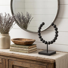 Load image into Gallery viewer, Abstract Beaded Tabletop Sculpture (392495) - Black