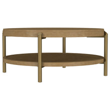 Load image into Gallery viewer, Benson - Round Table With Storage Shelf
