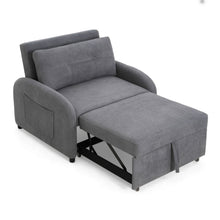 Load image into Gallery viewer, 3 In 1 Convertible Sleeper Sofa Bed For Living Room