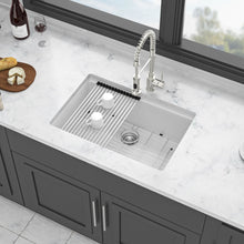 Load image into Gallery viewer, Quartz Kitchen Sink, Composite Workstation, Undermount