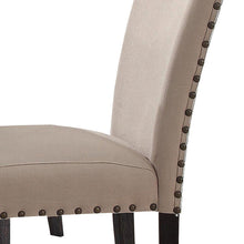 Load image into Gallery viewer, Upholstered Linen Dining Side Chairs (Set of 2) - Taupe