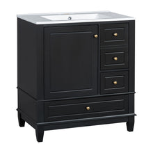 Load image into Gallery viewer, Freestanding Bathroom Vanity With Sink, Soft Close Door, 3 Drawers