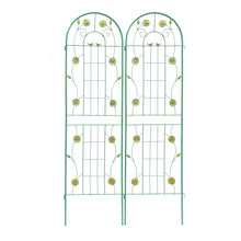 Load image into Gallery viewer, Metal Garden Trellis Rustproof Trellis For Climbing Plant Outdoor Flower Support