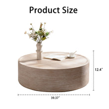 Load image into Gallery viewer, Round Coffee Table For Living Room - Amber