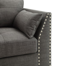 Load image into Gallery viewer, Laurissa - Chair With 3 Pillows - Light Charcoal