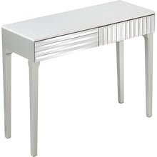 Load image into Gallery viewer, 40" Mirrored Glass Console Table - Silver