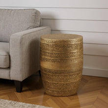 Load image into Gallery viewer, 20" Metal Round End Table - Gold