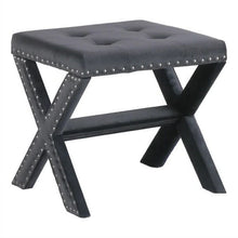 Load image into Gallery viewer, Upholstered Accent Bench With Nailhead Trim