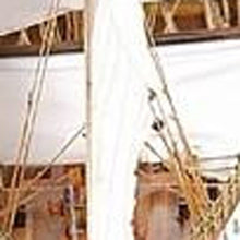 Load image into Gallery viewer, Hand Painted Boat - Maroon / White