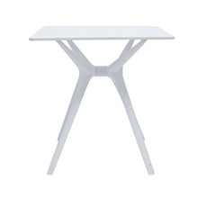Load image into Gallery viewer, 28" Heavy Duty Plastic Trestle Base Dining Table - White