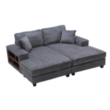 Load image into Gallery viewer, Convertible Sectional Sofa, Sleeper Oversized Living Room Lounge