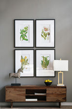 Load image into Gallery viewer, Botanical Flower Wall Art, Home Decor For Living Room Dining Room, Bedroom, Hallway (Set of 4) - White / Blue