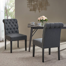 Load image into Gallery viewer, Broxton - Tuft Dining Rolltop Chairs With Button Tufted Backrest (Set of 2)