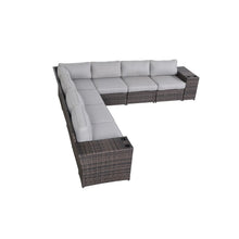 Load image into Gallery viewer, Modern Rattan Wicker Seating Group With Cushions