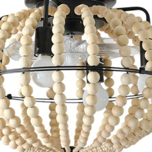 Load image into Gallery viewer, Four Light Metal Smart Enabled Semi-Flush Chandelier With Shades - White