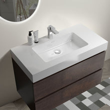 Load image into Gallery viewer, Alice - Bathroom Vanity Wall Mounted With Sink, Large Storage Floating Bathroom Vanity For Modern Bathroom, One-Piece Sink Basin Without Drain And Faucet
