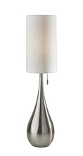 Load image into Gallery viewer, Metal Teardrop Table Lamp - Brushed Steel