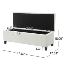 Load image into Gallery viewer, Ottoman Storage Bench