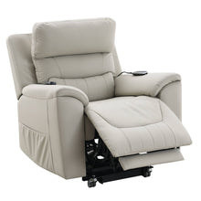 Load image into Gallery viewer, Marsha - Power Recliner With Lift & Massage - Light Gray
