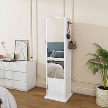 Load image into Gallery viewer, 360° Rotating Makeup Cabinet With Full Length Mirror