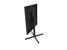 Load image into Gallery viewer, 32" Gray Square Aluminum Pedestal Base Dining Table
