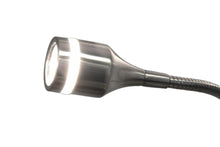 Load image into Gallery viewer, 15" Black Metal Adjustable Clip On LED Table Lamp