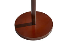 Load image into Gallery viewer, 65" Brown Solid Wood Floor Lamp With Beige Linen Drum Shade