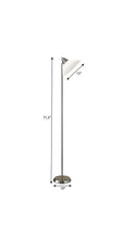 Load image into Gallery viewer, 72" Silver With White Plastic Shade