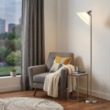 Load image into Gallery viewer, 72" Silver With White Plastic Shade