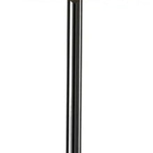 Load image into Gallery viewer, Black Nickel Finish Metal Tall White Shade Table Lamp