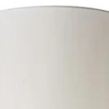Load image into Gallery viewer, 74" Black Floor Lamp With White Fabric Shade