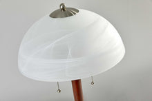 Load image into Gallery viewer, 23" Silver Metal Standard Table Lamp With White Shade