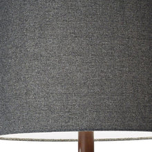 Load image into Gallery viewer, 59" Natural Solid Wood Floor Lamp With White Linen Drum Shade