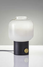 Load image into Gallery viewer, Mod Pod Black Glass Table Lamp