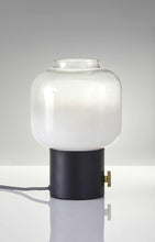 Load image into Gallery viewer, Mod Pod Black Glass Table Lamp
