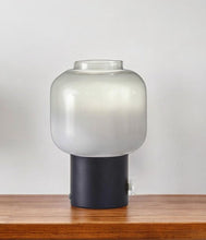 Load image into Gallery viewer, Mod Pod Black Glass Table Lamp